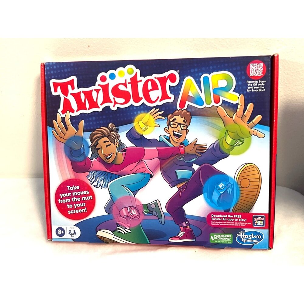 Twister Air Game NEW AR App Play Game W/Wrist & Ankle Bands Party Games for Kids